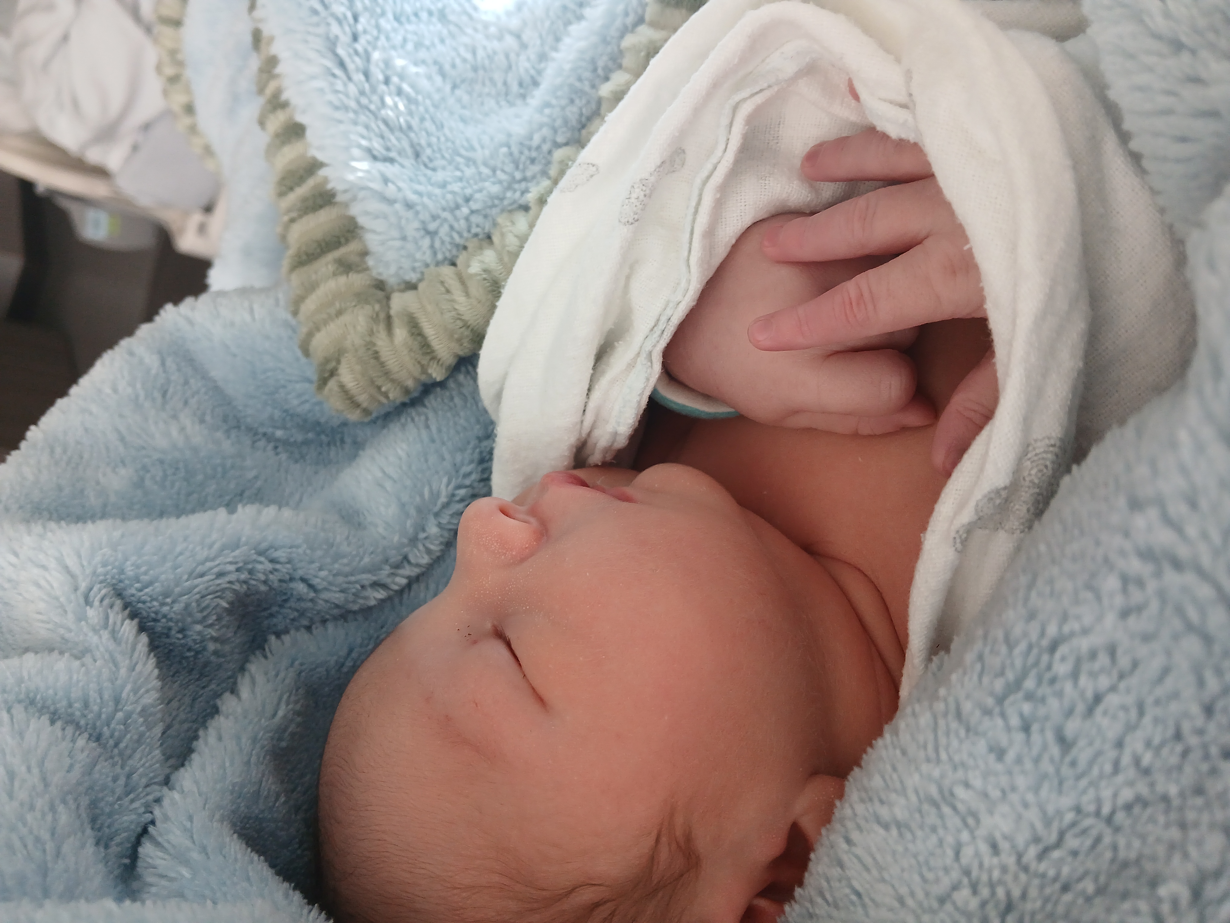 First day in our hospital suite